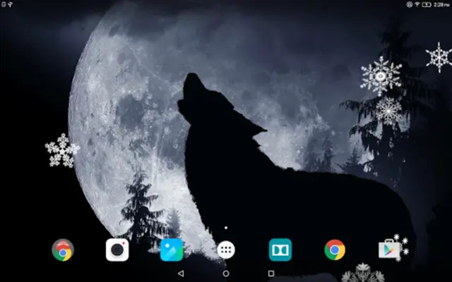 Wolf Live Wallpaper android App screenshot 1